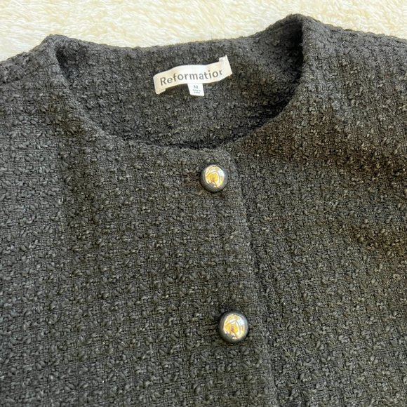 Reformation Trista Jacket + Black - Picture 9 of 15